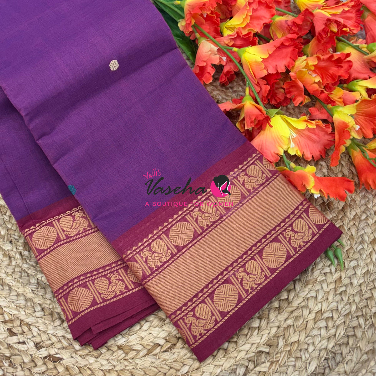 Chettinadu Cotton Saree - VVCCS003