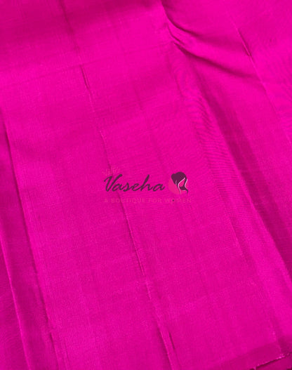 Pure Kanchipuram Silk Saree - Thalampoo - VVPS029