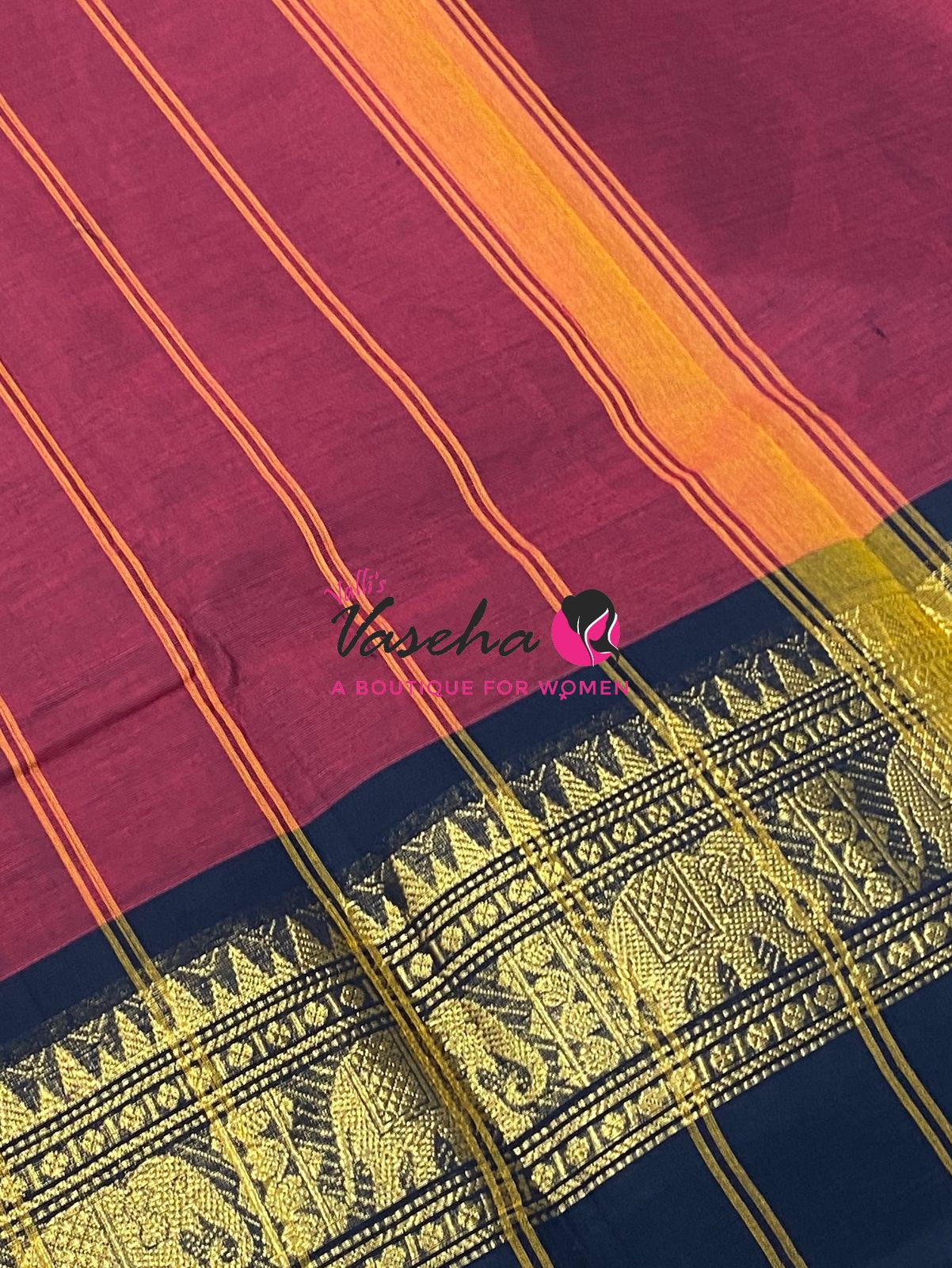Kanchi Cotton Saree - VVKCS032