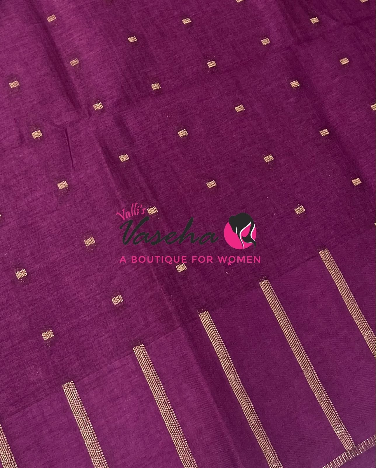 Semi Matka Tussar Silk Saree | Double Blouse | Purplish Pink ￼ Shade |VVSTS052