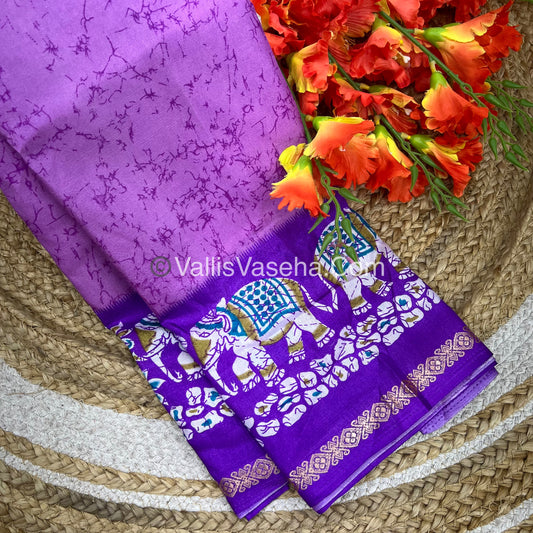 Budget Friendly Sarees - Casual Wear Sarees - Crackle Silk - VVCS002