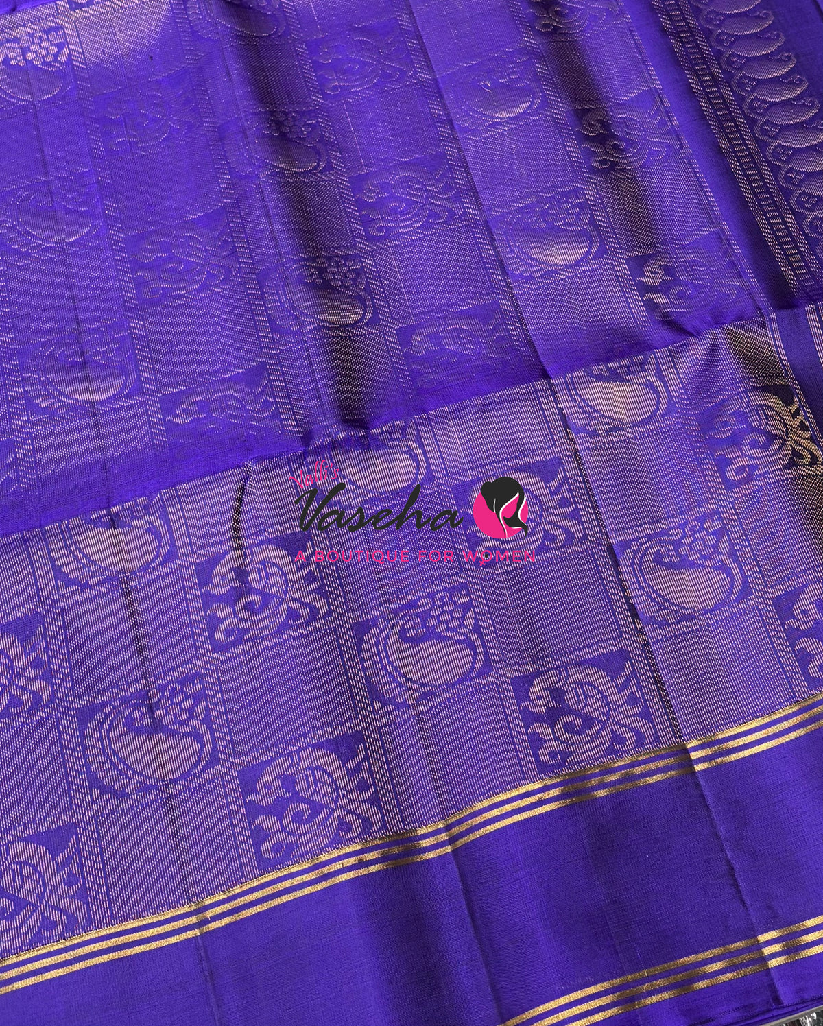 Pure Soft Silk Saree  - Violet Shade - VVPSS134