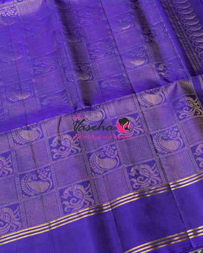 Pure Soft Silk Saree  - Violet Shade - VVPSS134