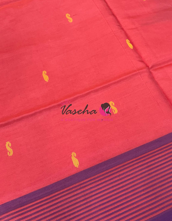 Vazhai Pattu Saree / Banana Pith - With Blouse - VVVPS002