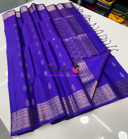 Pure Soft Silk Saree - Kanchi Border - VVPSS033