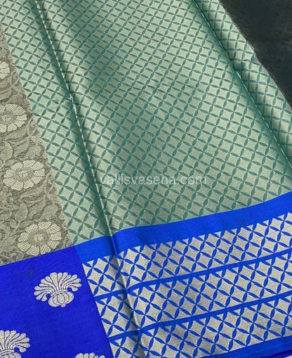 Banarasi - Kora Muslin Saree - VVKMS001