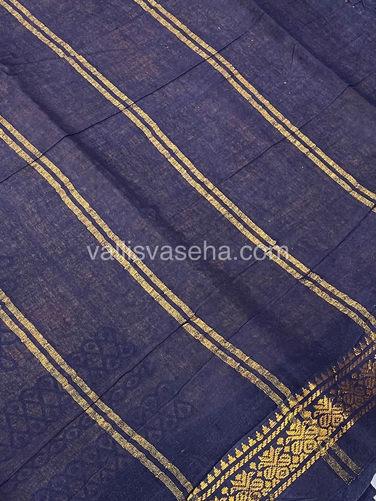 Sungudi Cotton Saree  - Kolam Print  - VVSKP002