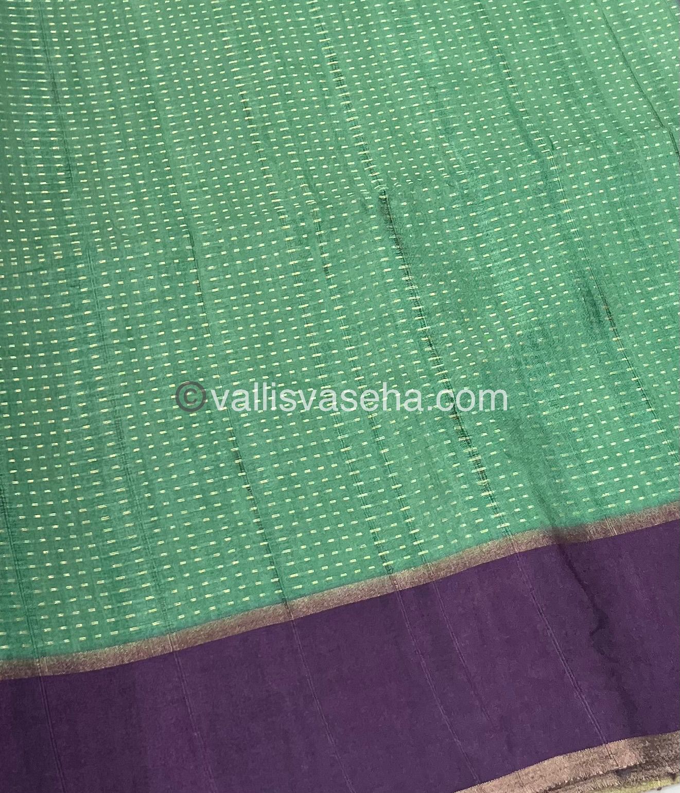 Semi Tussar Silk - Vairavoosi Design - VVSTS037