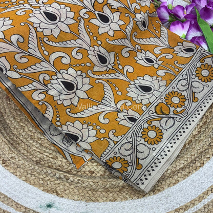 Pure Kalamkari Cotton Saree - VVPKC002