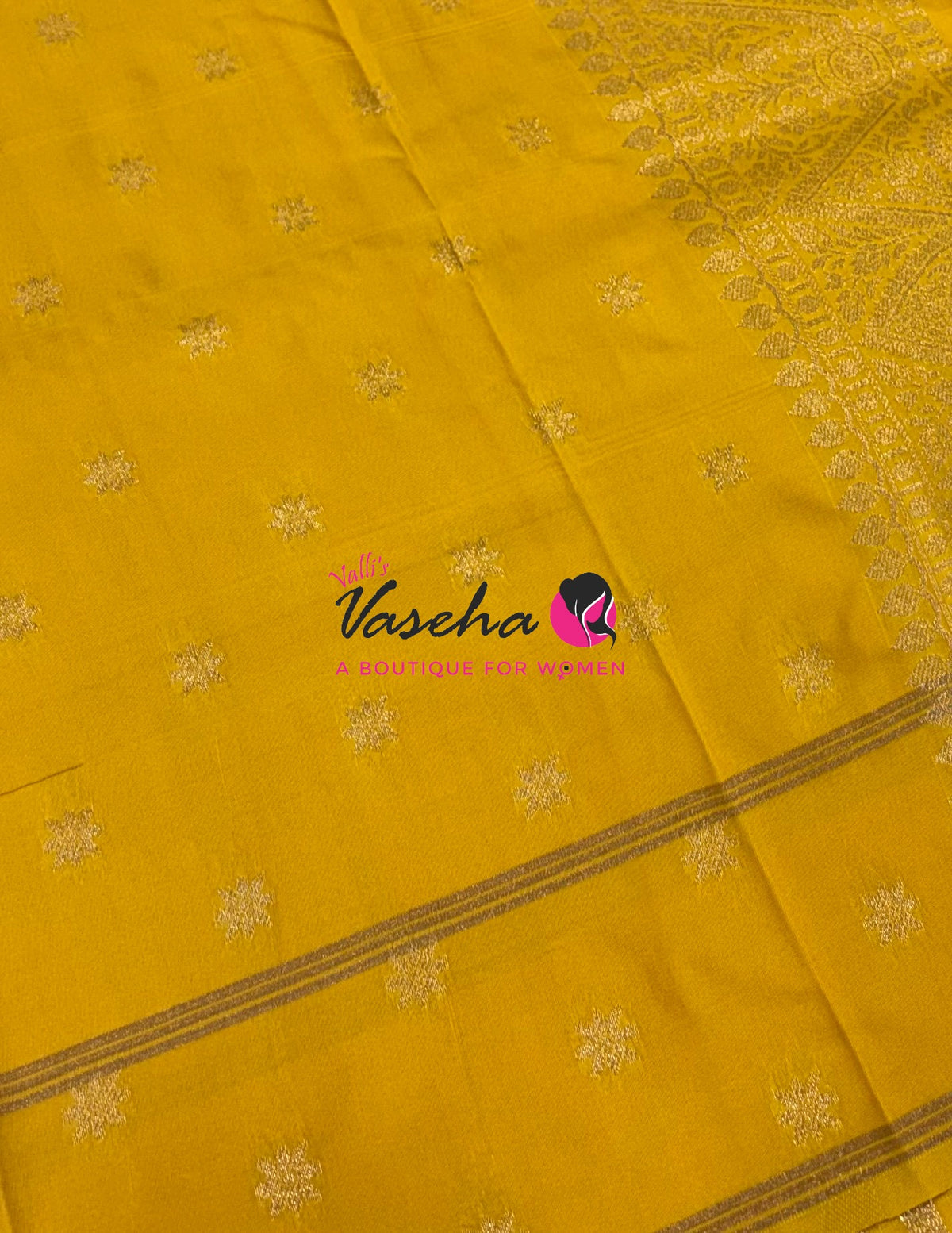 Semi Soft Silk  -  Yellow   Shade - VVSSS041