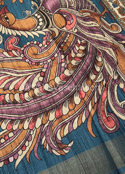 Art Silk / Semi Gicha Tussar Saree  - VVSGT003