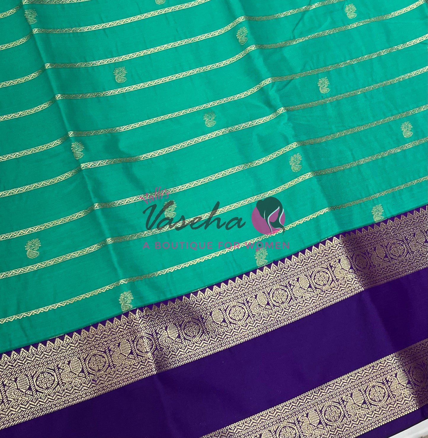 Semi Bridal Kanchi Silk  - Korvai - Premium- VVSKS008