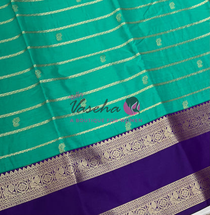 Semi Bridal Kanchi Silk  - Korvai - Premium- VVSKS008