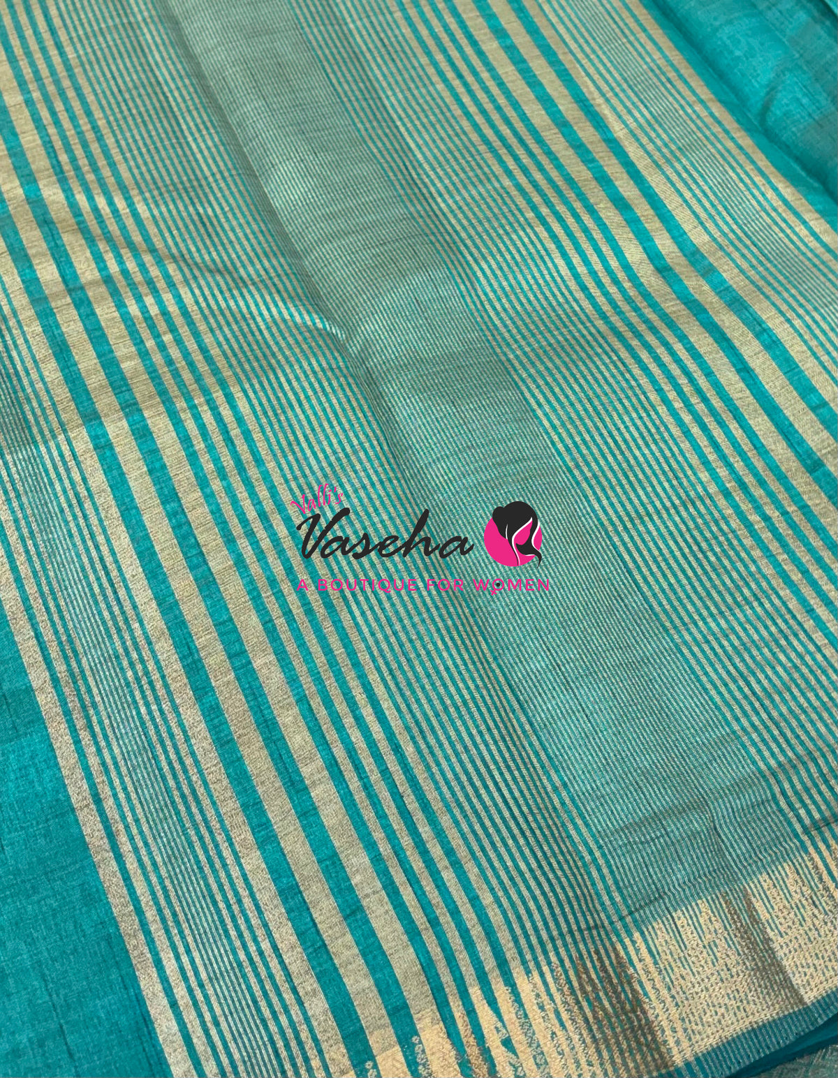 Semi Tussar Silk Saree | Ramar Blue Shade |VVSTS072