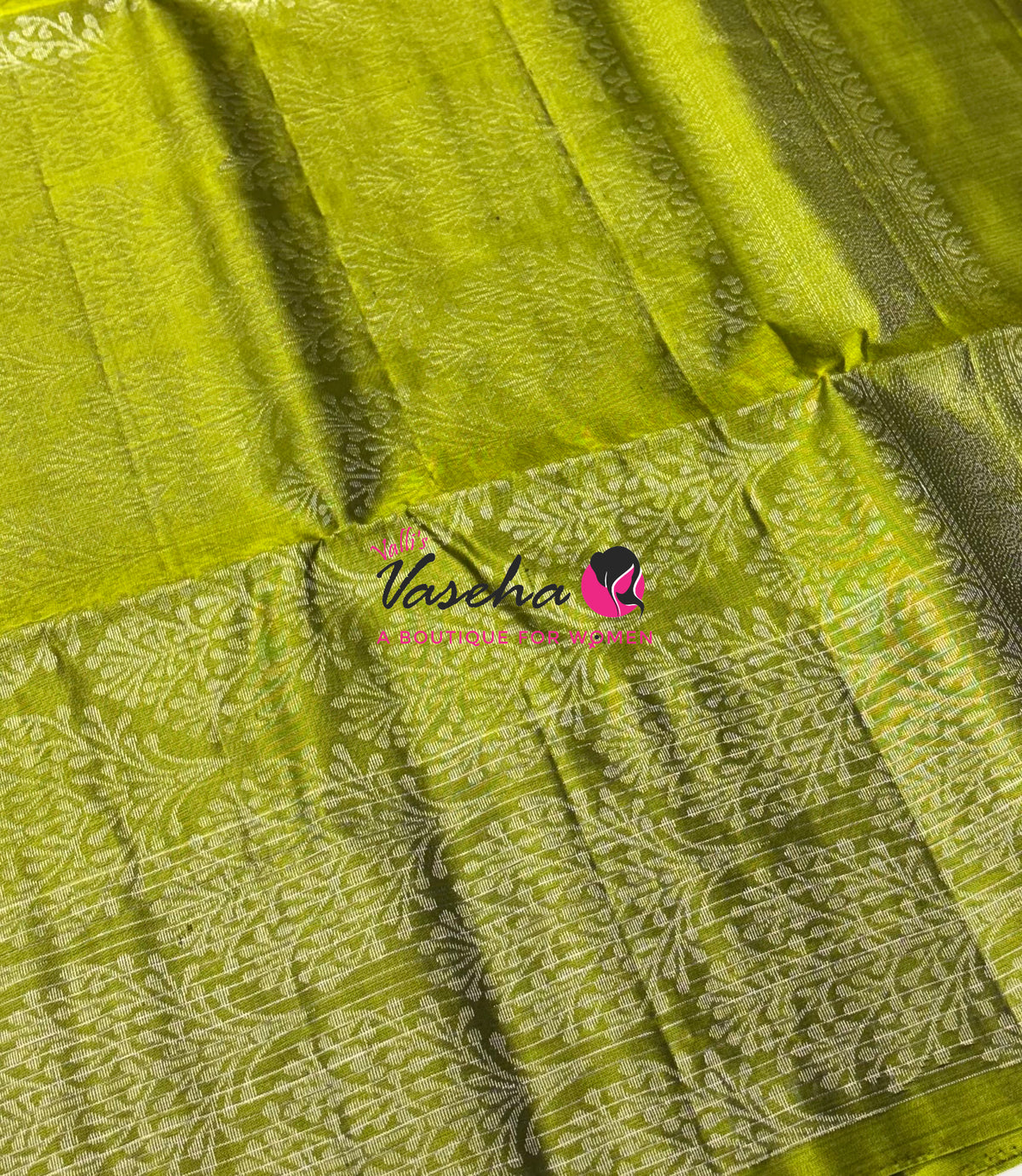 Pure Soft Silk Saree - Purplish Pink & Green Shade - VVPSS117