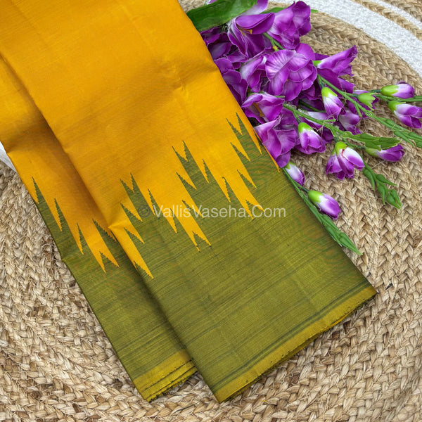 Pure Kanchipuram Silk Saree - Thalampoo - VVPS029