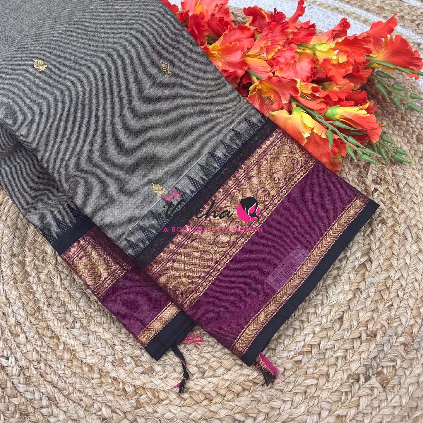 Kanchi Cotton Saree - VVKCS025