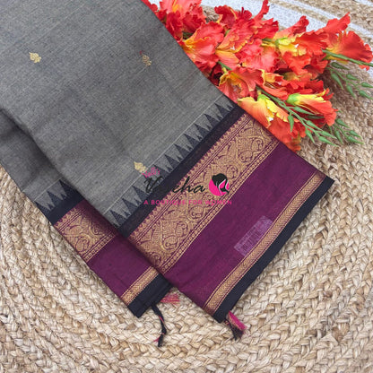Kanchi Cotton Saree - VVKCS025