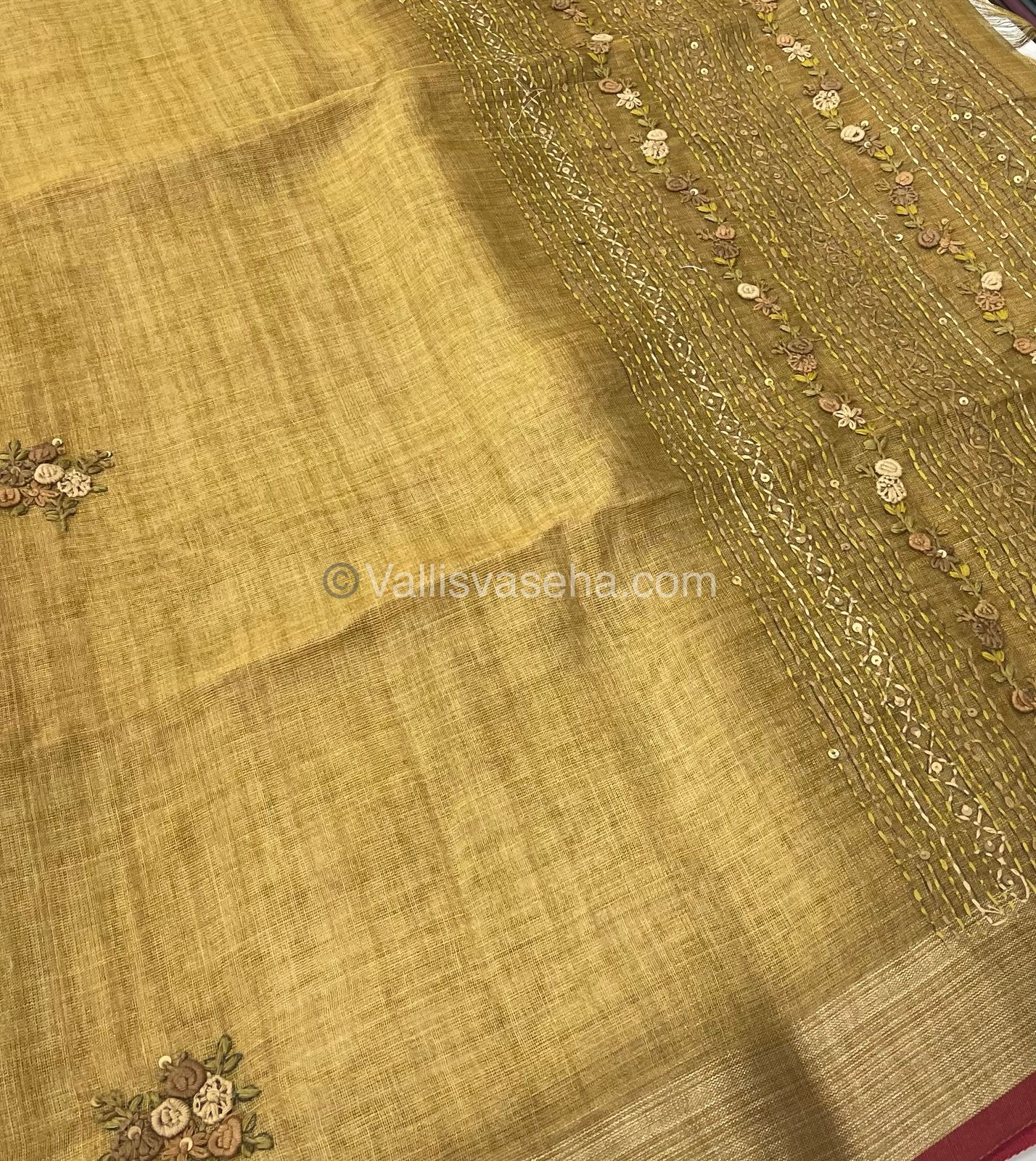 French Knot - Tissue Saree -  VVLFN001
