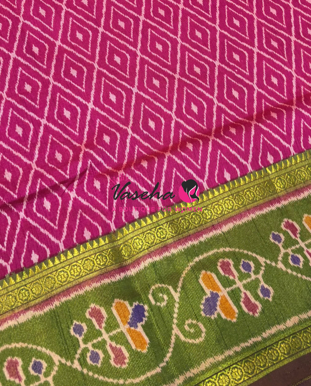 Semi Patola | Printed Silk Saree - Combo - VVSPS003