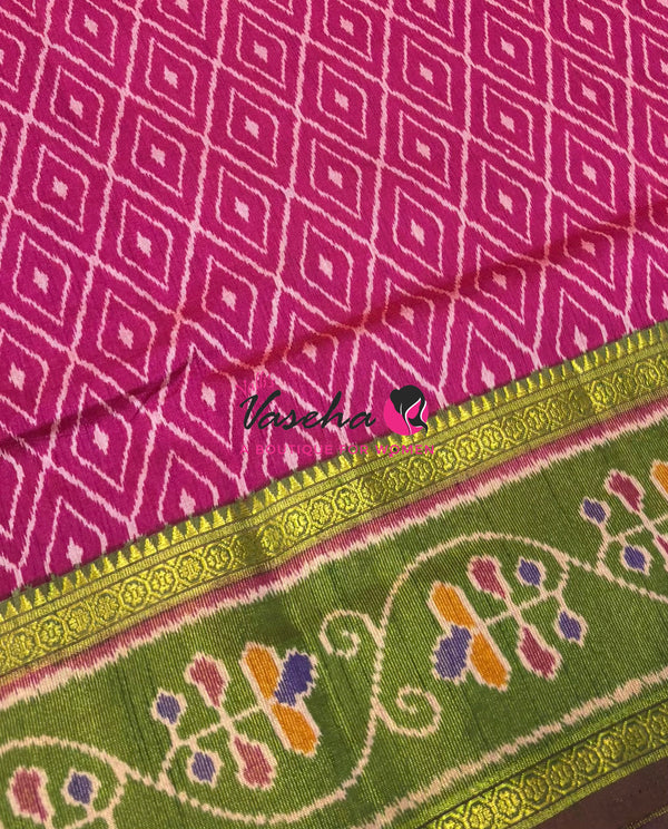 Semi Patola | Printed Silk Saree - Combo - VVSPS003