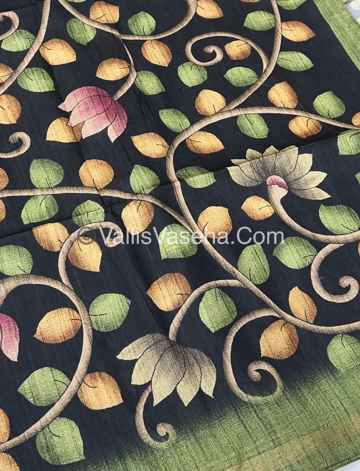 Art Silk / Semi Gicha Tussar Saree  - VVSGT002
