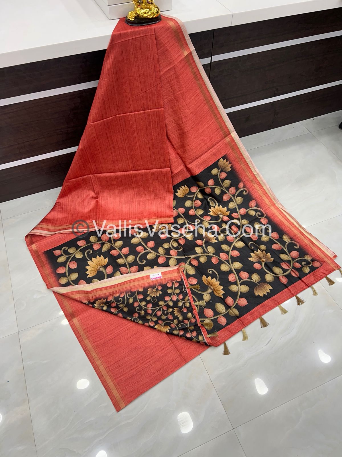 Art Silk / Semi Gicha Tussar Saree  - VVSGT002