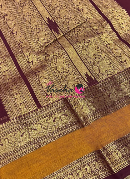 Kanchi Cotton Saree - VVKCS022