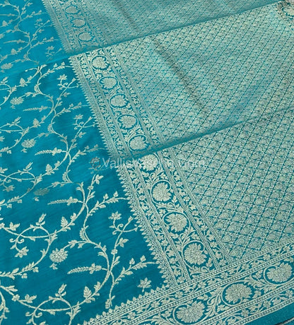 Banarasi - Heritage Silk - Semi Kathan Silk - Blue Shade- VVBHS001