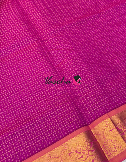 Semi Silk Cotton Saree Lakshadeepam Shade |VVSSC009