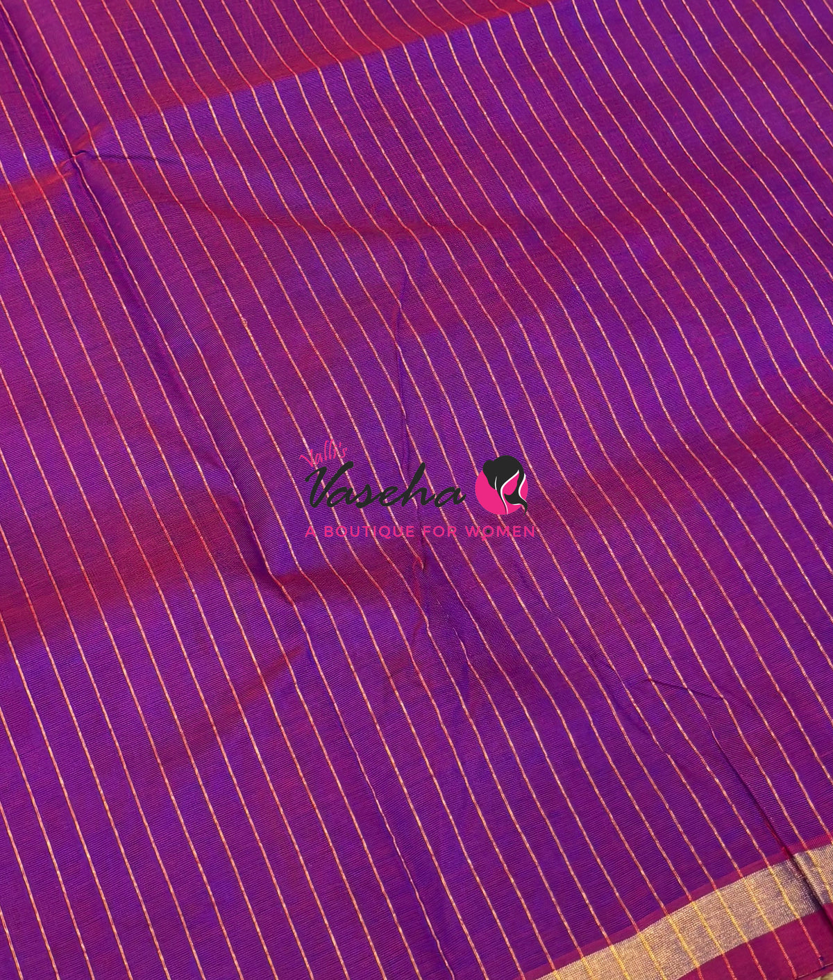 Pure Silk Cotton Sarees - Purplish Pink Shade - VVPSC015