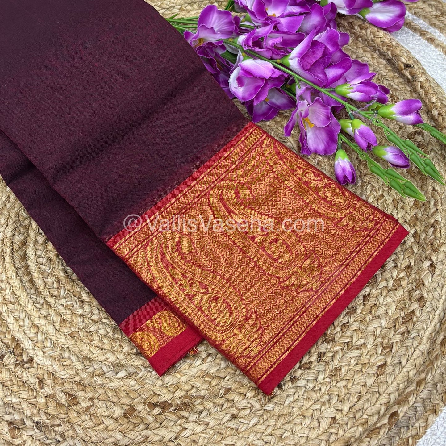 Kanchi Cotton Saree - VVKCS016