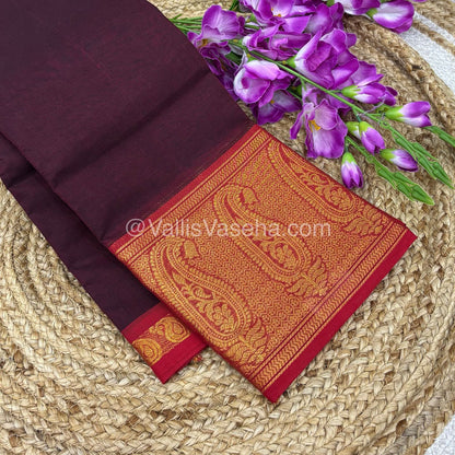 Kanchi Cotton Saree - VVKCS016