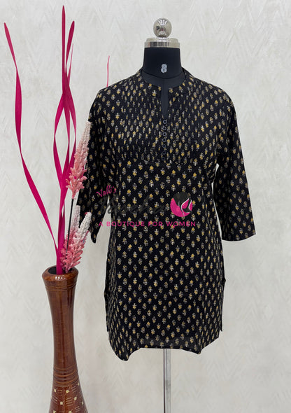 Ready Made - Short Top - Black Color - VVRST002