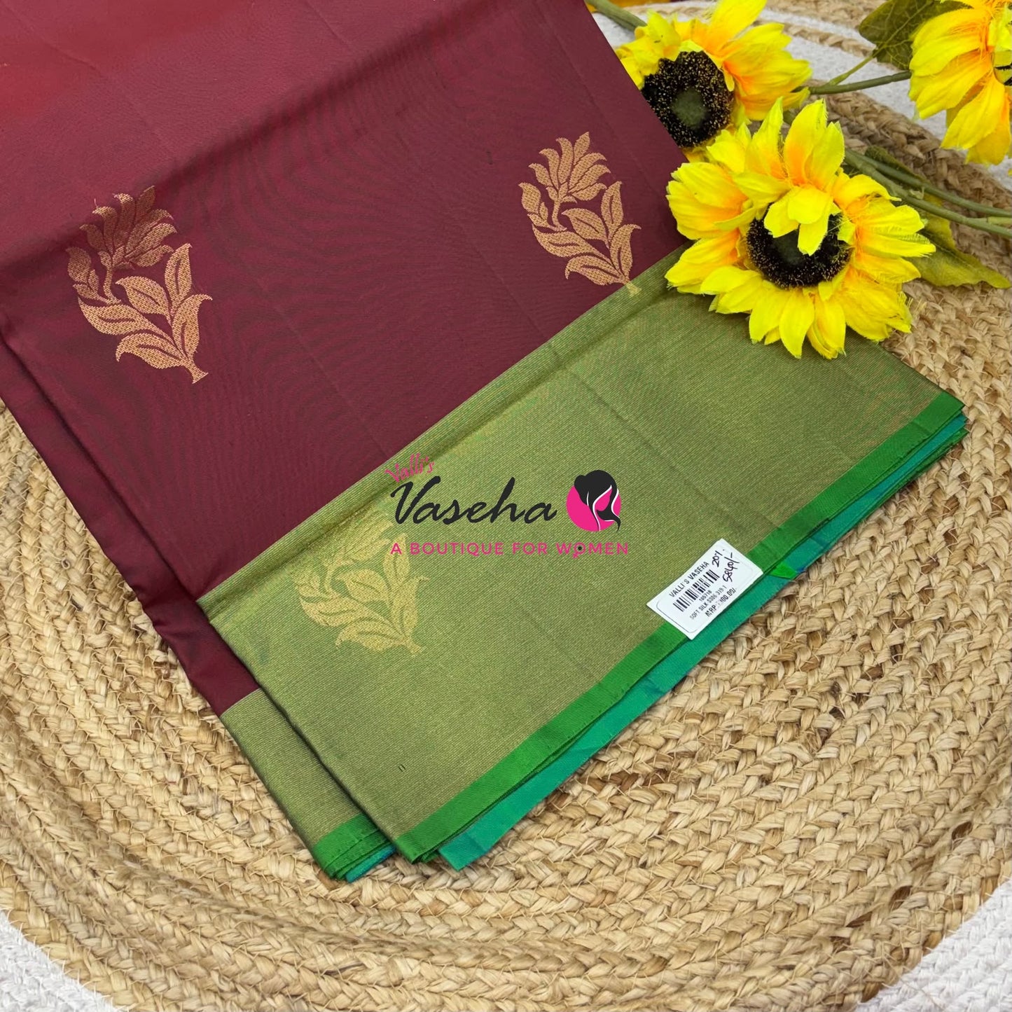 Pure Soft Silk Saree - Happy Sale - 20%less - VVAD001