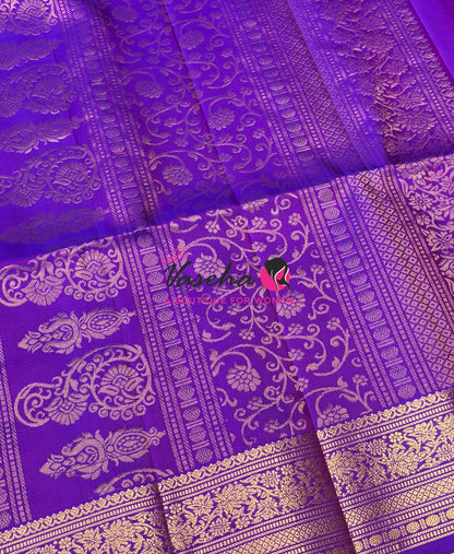 Pure Soft Silk Saree - Kanchi Border - VVPSS033