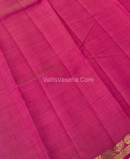 Semi Tussar Silk - Pink Shade - VVSTS003