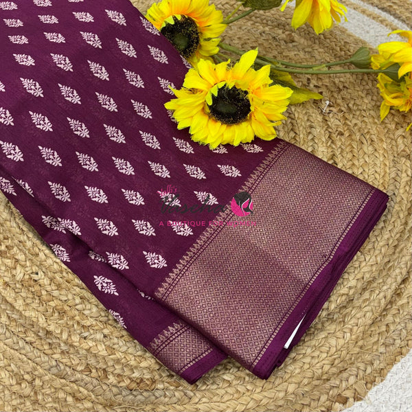 Semi Binny Silk | Wine |VVSBS009