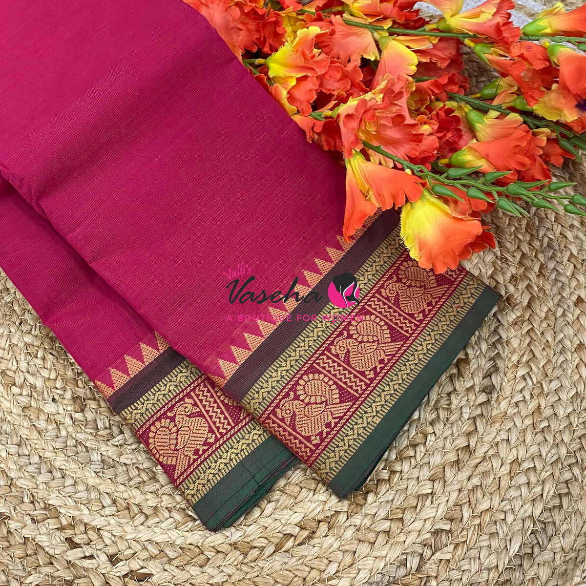 Chettinadu Cotton Saree - VVCCS003