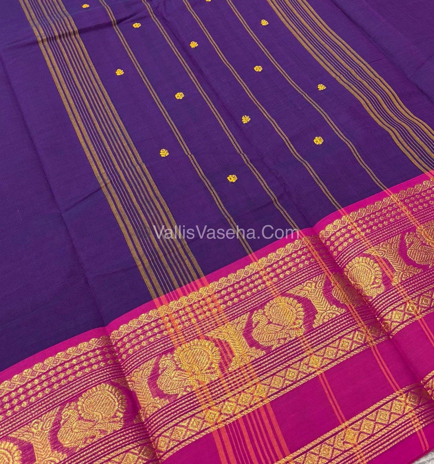 Kanchi Cotton Saree - VVKCS012