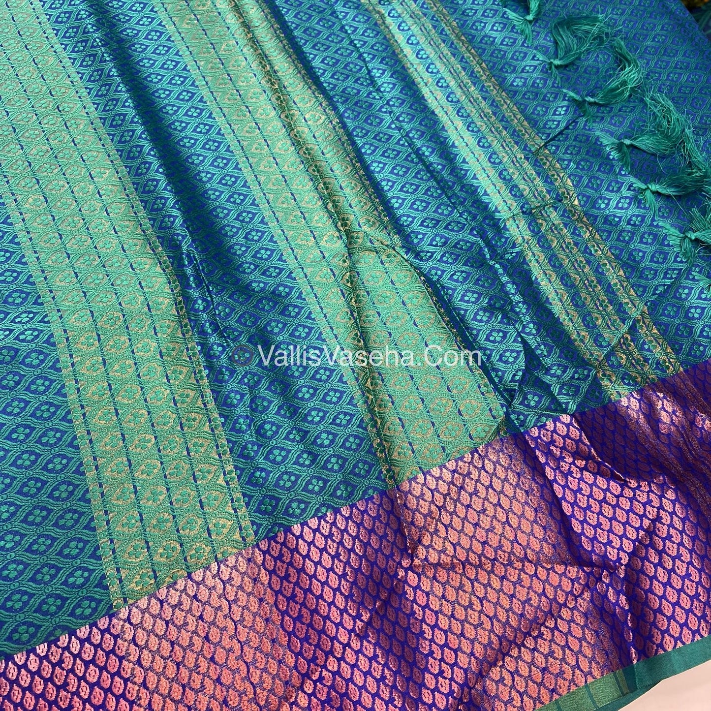30% less - Offer Saree -  semi Banarsi silk Saree - VVDS006