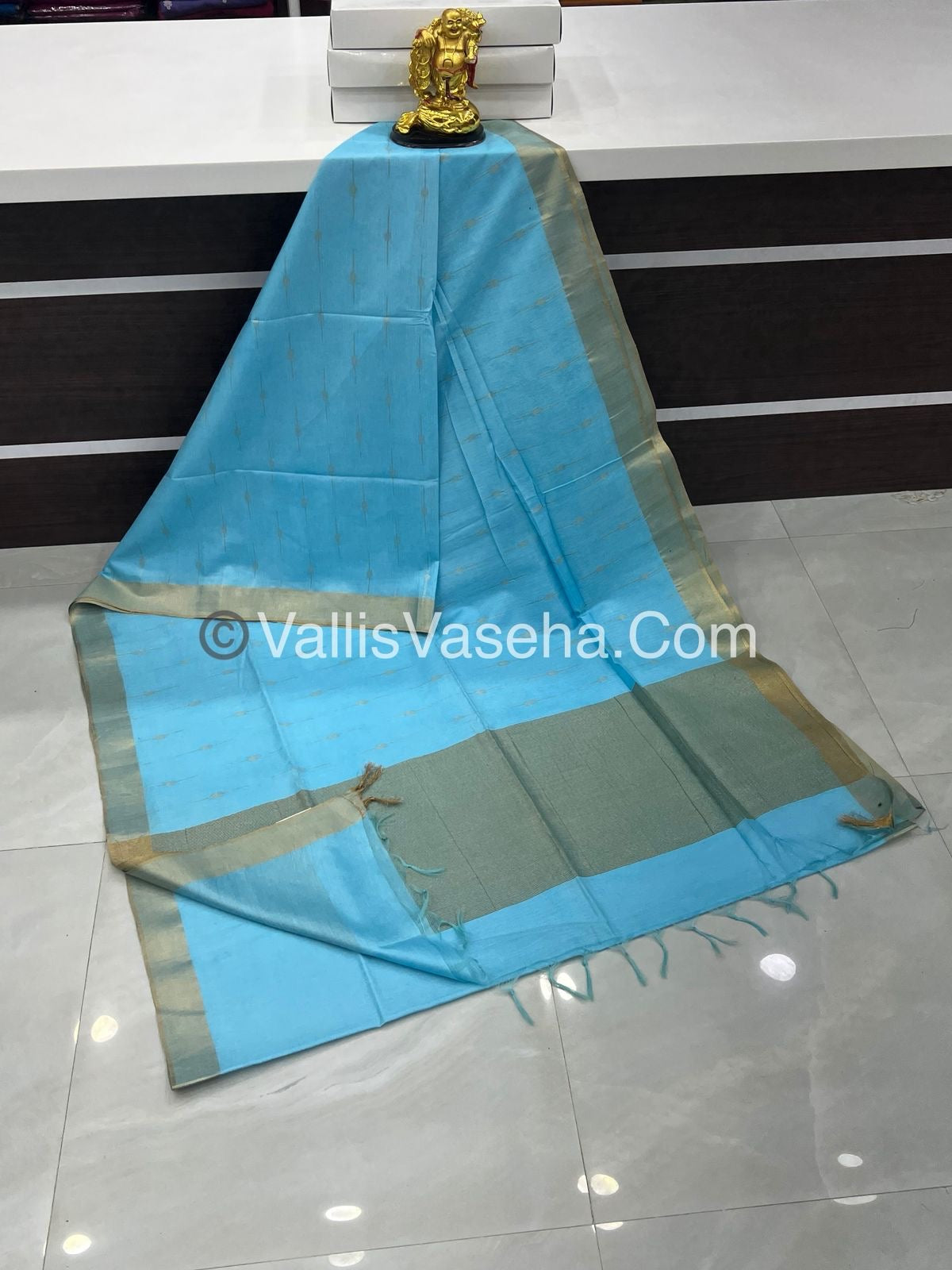 40% less - Offer Saree - Semi Bhagalpuri Saree - VVDS006