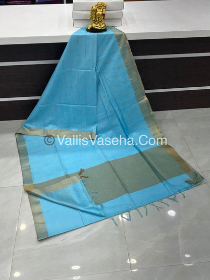40% less - Offer Saree - Semi Bhagalpuri Saree - VVDS006