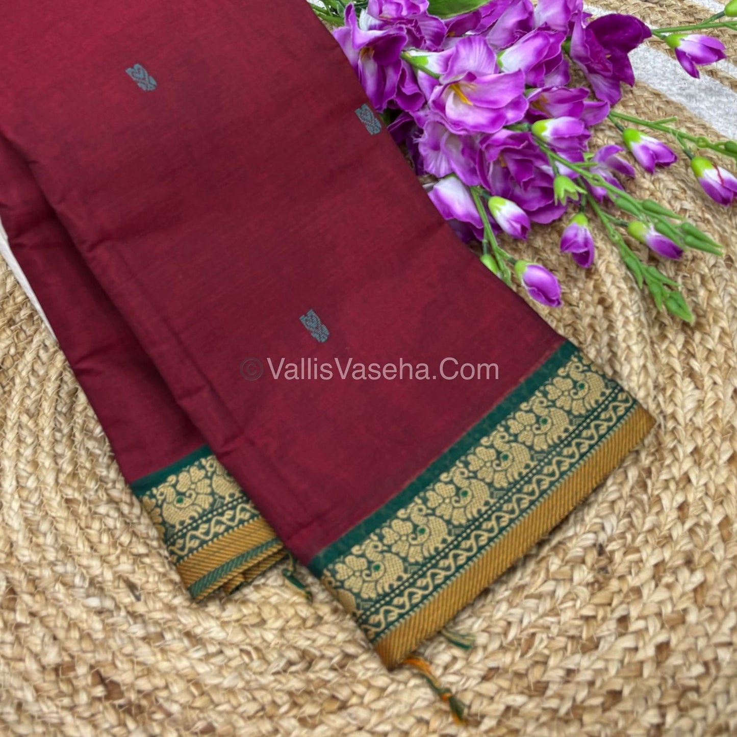 Kanchi Cotton Saree - VVKCS017