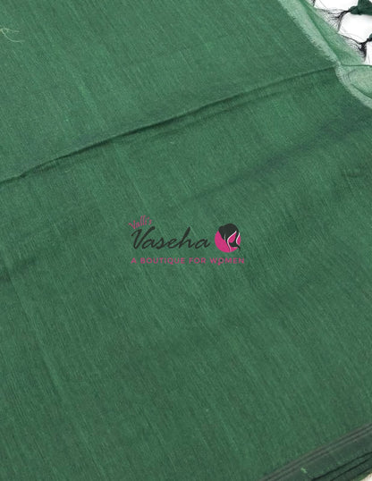 Kadhi Cotton Sarees with Kalamkari Blouse - VVKCK002