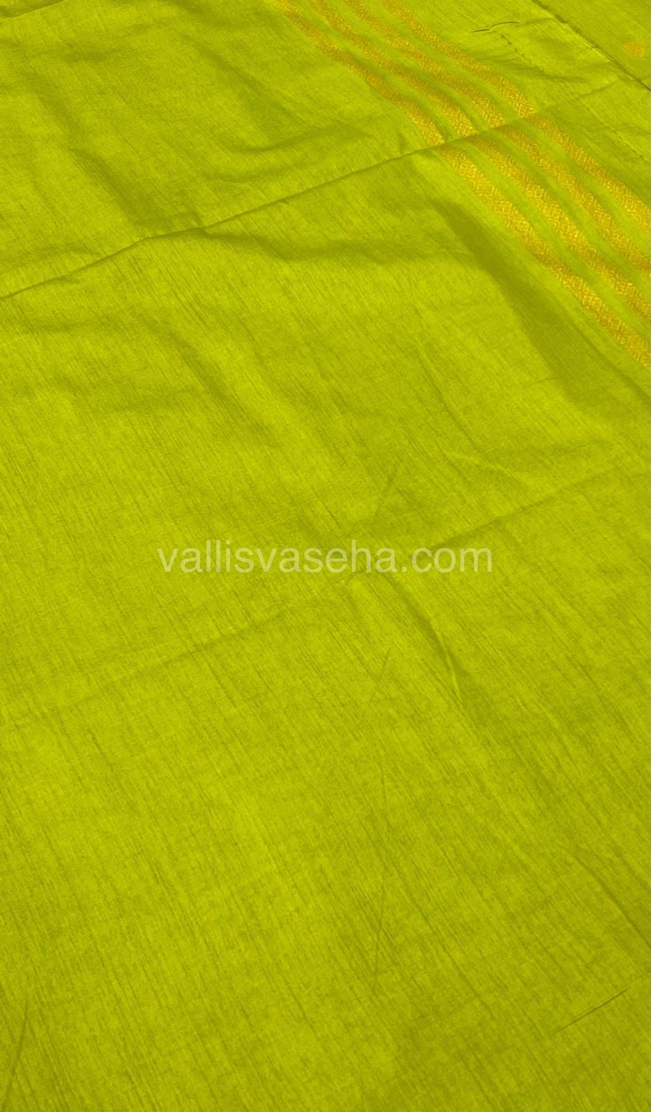 Mulberry Semi Silk - Lemon Green Shade - VVMS001