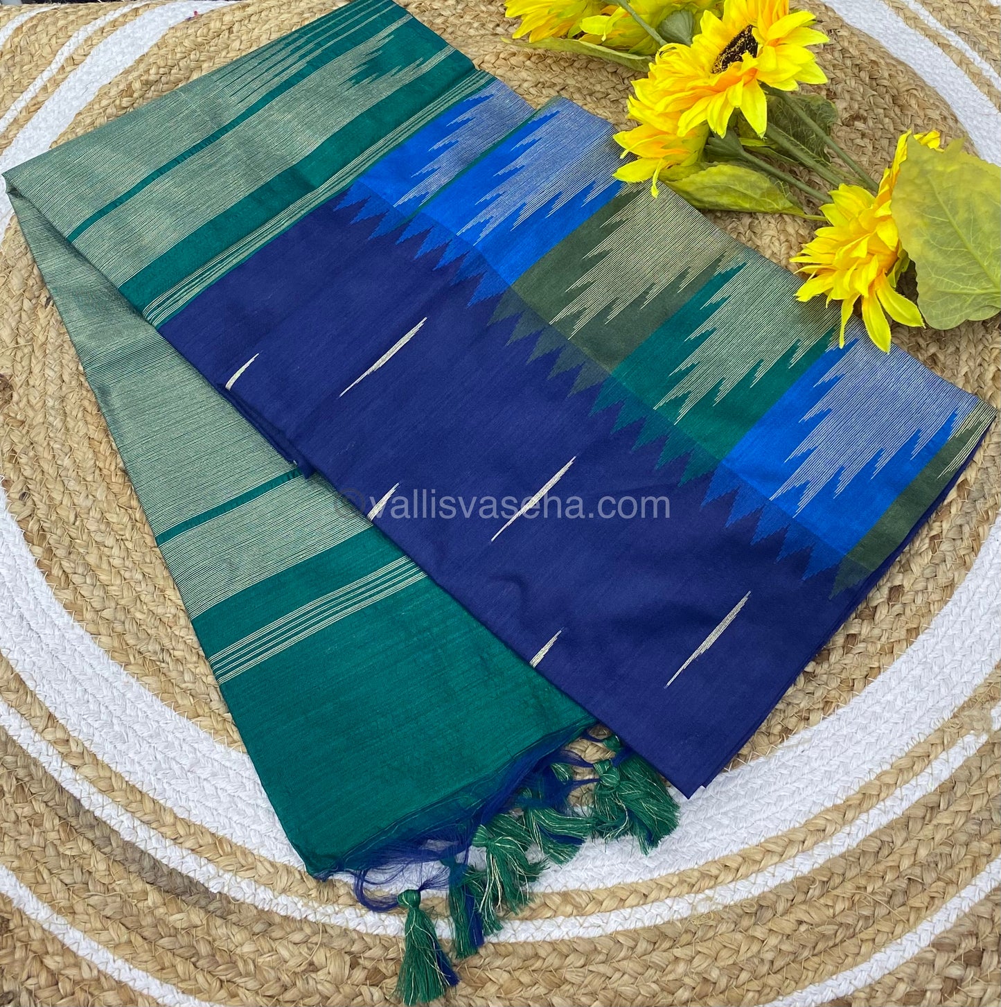 Semi Raw Silk - Blue Shade - VVRS002