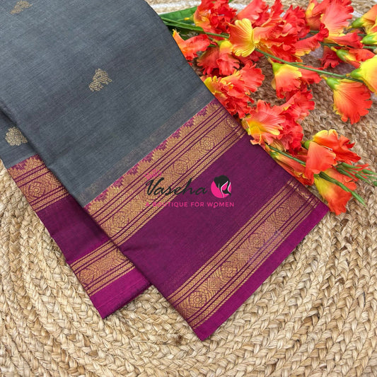 Kanchi Cotton Saree - VVKCS024