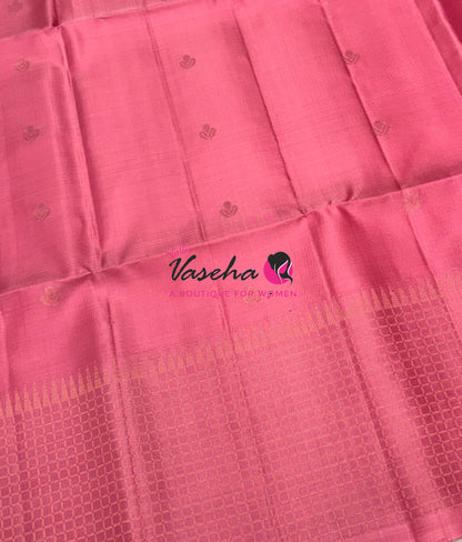Pure Soft Silk Saree - Pink Shade - VVPSS132