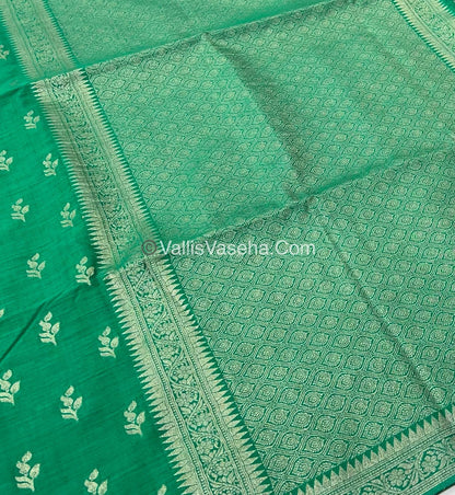 Banarasi - Heritage Silk - Semi Kathan Silk - Green Shade - VVBHS003